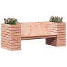 Planter Bench 167.5x60x65 cm - Solid Douglas Wood | Hipomarket