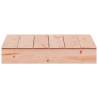 Buy Sandpit with Cover - 111x111 cm Solid Wood Douglas