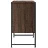 Stylish Brown Oak Bathroom Sink Cabinet - 60x33x60 cm