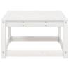 Garden Footstool White Solid Wood Pine | Hipomarket