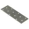 Perforated Plates - 60 pcs Galvanised Steel, 120x40 mm