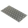 Perforated Plates 40 pcs 200x100 mm Galvanised Steel - DIY Essentials