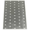 Perforated Plates 40 pcs 200x100 mm Galvanised Steel - DIY Essentials