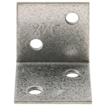 150 pcs Galvanised Steel Angle Brackets - Durable & Versatile