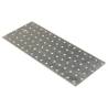 Perforated Plates 20 pcs - Galvanised Steel 300x120 mm