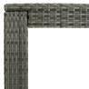 Garden Bar Table Grey 140.5x60.5 cm - Stylish Outdoor Furniture