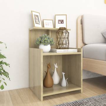 Bed Cabinet Sonoma Oak - Stylish & Durable Nightstand