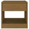 Honey Brown Bedside Cabinet - Solid Pinewood | HipoMarket