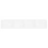 Stylish CD Wall Shelf White - 100x18x18 cm | Hipomarket UK