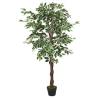 Artificial Ficus Tree 378 Leaves - 80 cm Green | Hipo Market