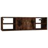 Smoked Oak Wall Shelf - 102x30x29 cm | Hipomarket