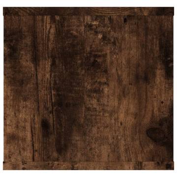 Smoked Oak Wall Shelf - 102x30x29 cm | Hipomarket