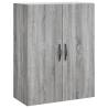 Highboard Grey Sonoma - Stylish Storage Cabinet | HipoMarket