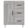 Highboard Grey Sonoma - Stylish Storage Cabinet | HipoMarket