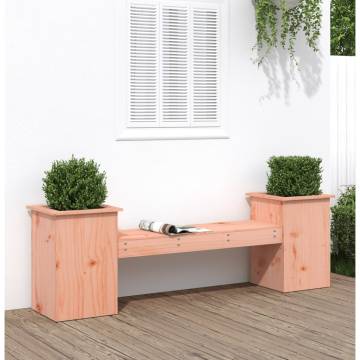 Planter Bench - Solid Douglas Wood Outdoor Furniture | HipoMarket