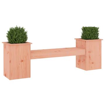 Planter Bench - Solid Douglas Wood Outdoor Furniture | HipoMarket