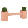 Planter Bench - Solid Douglas Wood Outdoor Furniture | HipoMarket