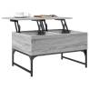 Elegant Grey Sonoma Coffee Table - 70x50x40 cm