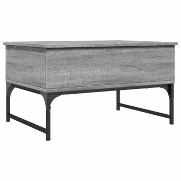 Elegant Grey Sonoma Coffee Table - 70x50x40 cm