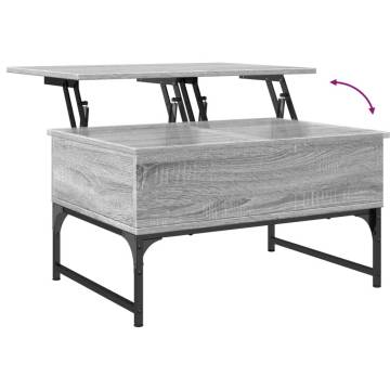 Elegant Grey Sonoma Coffee Table - 70x50x40 cm