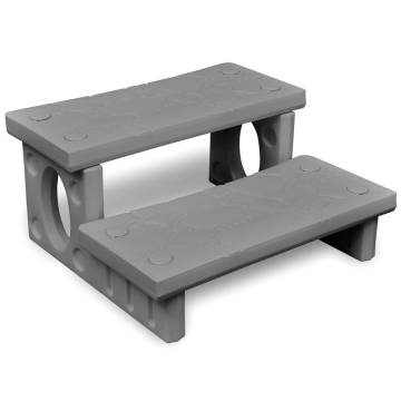 Quality Grey Spa Steps for Hot Tubs | HipoMarket UK