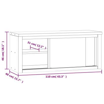 Stainless Steel Kitchen Wall Cabinet with Sliding Doors