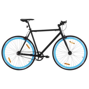 Fixed Gear Bike Black and Blue 700c | Lightweight & Durable