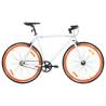 Fixed Gear Bike White and Orange 700c 51 cm Colour white and orange Frame size 51 cm Number of 1 