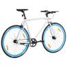 Fixed Gear Bike White and Blue 700c - 51 cm | HipoMarket