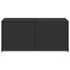 Garden Storage Box Black 283L Poly Rattan - Durable & Stylish