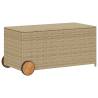 Garden Storage Box with Wheels - Mix Beige 190L | HipoMarket