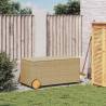 Garden Storage Box with Wheels - Mix Beige 190L | HipoMarket