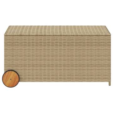 Garden Storage Box with Wheels - Mix Beige 190L | HipoMarket