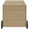 Garden Storage Box with Wheels - Mix Beige 190L | HipoMarket