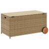 Garden Storage Box with Wheels - Mix Beige 190L | HipoMarket