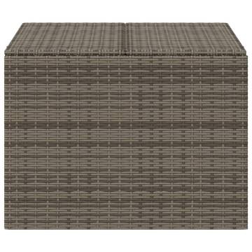 Garden Storage Box Grey 291L | Durable Poly Rattan