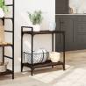 Brown Oak Kitchen Trolley - Vintage Storage Solution | HipoMarket