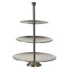 3-Tier Stainless Steel Serving Stand - Excellent Houseware