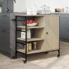 Kitchen Trolley Sonoma Oak - Stylish Storage Solution