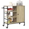 Kitchen Trolley Sonoma Oak - Stylish Storage Solution