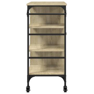 Kitchen Trolley Sonoma Oak - Stylish Storage Solution