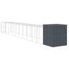 Durable Chicken Cage with Run - Galvanised Steel 165x127x181cm