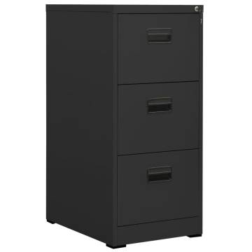 Filing Cabinet Anthracite - Modern Steel Office Storage