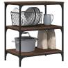 Brown Oak Kitchen Trolley - 60x41x76 cm - Stylish Storage