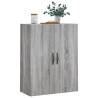 Wall Mounted Cabinet Grey Sonoma - 69.5x34x90 cm