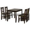 Dining Set 5 Pieces Pine Wood - Stylish & Durable