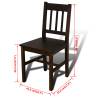 Dining Set 5 Pieces Pine Wood - Stylish & Durable