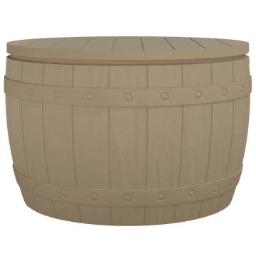 3-in-1 Garden Storage Box - Light Brown - Versatile & Durable