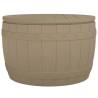 3-in-1 Garden Storage Box - Light Brown - Versatile & Durable