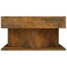 Elegant Smoked Oak Coffee Table - 57x57 cm | Hipo Market